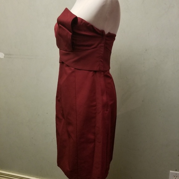 The Limited maroon tube top dress women's size 2 (N33) - Picture 5 of 7